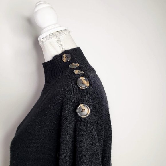 Anthropologie Five button Shoulder Sweater S - Picture 6 of 9